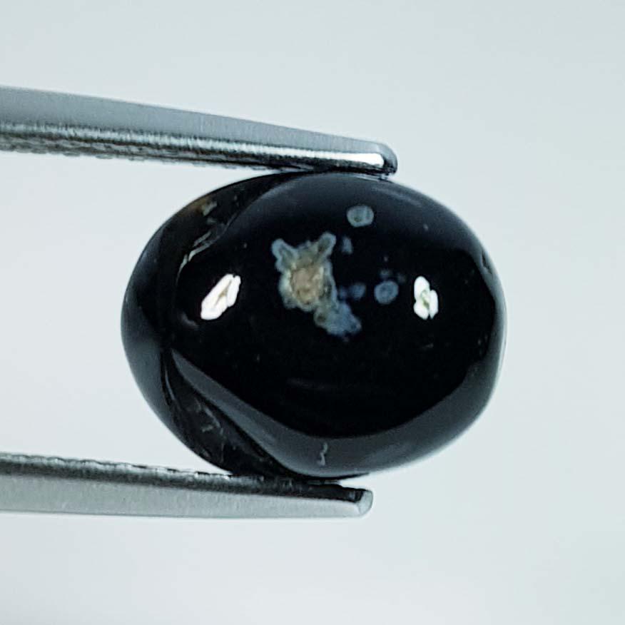 3.47 Ct Natural Black Agate (1 of 5)