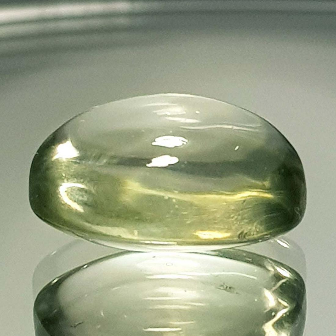 9.38 Ct Natural Green Amethyst Oval Cabochon (1 of 5)