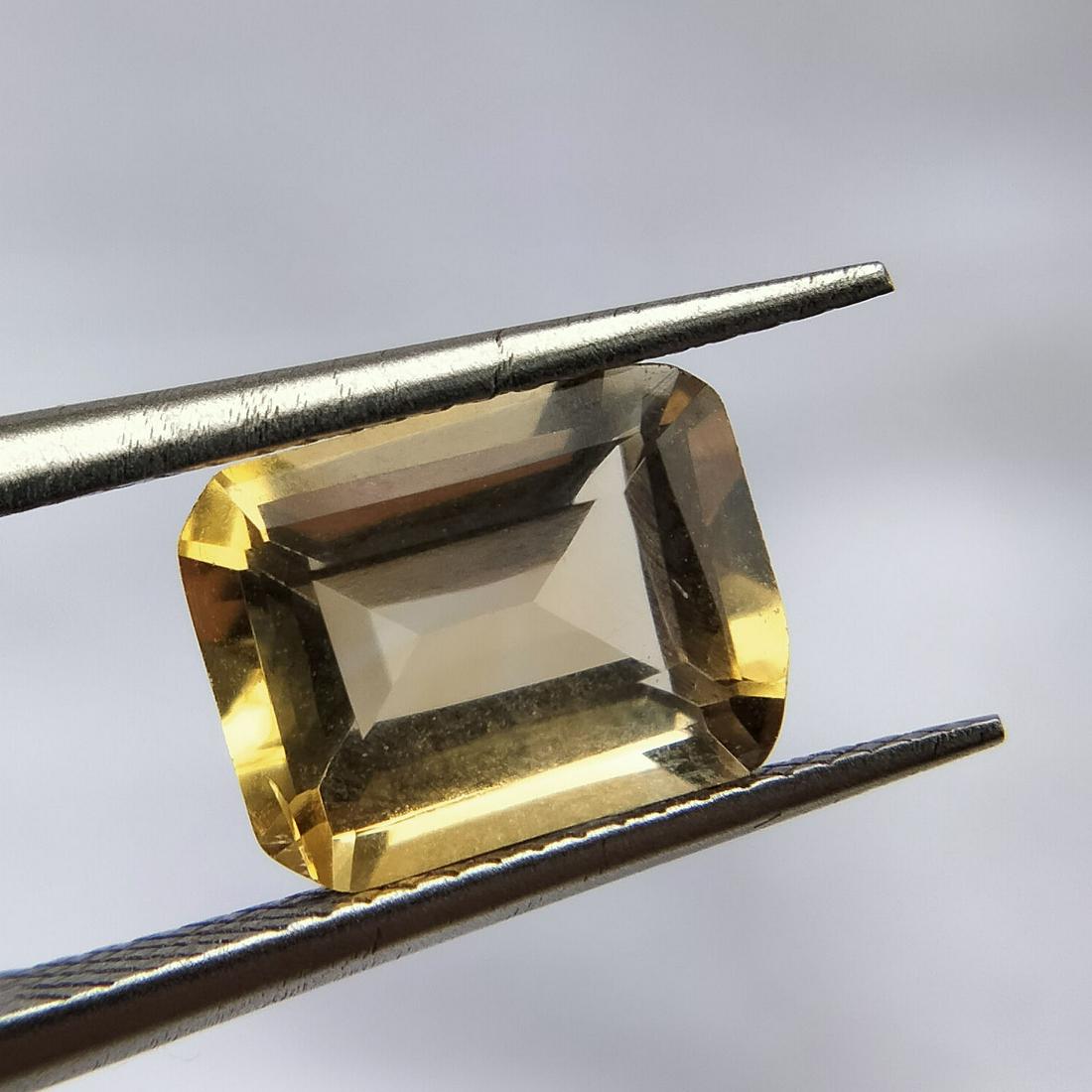 Natural Emerald Cut 1.93 Carats Citrine Loose Gemstone (1 of 7)
