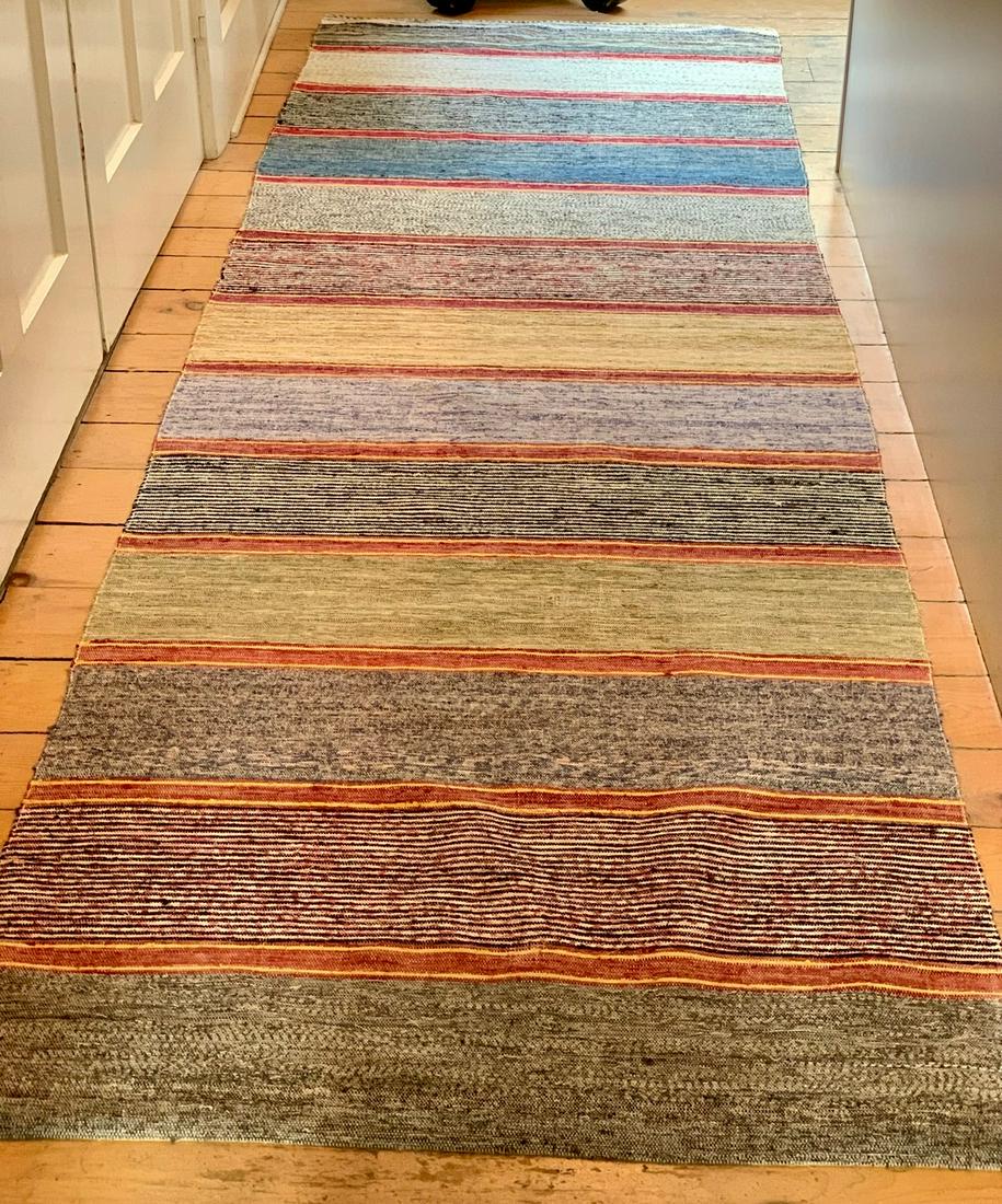 Early 20th c Rag Carpet (1 of 3)