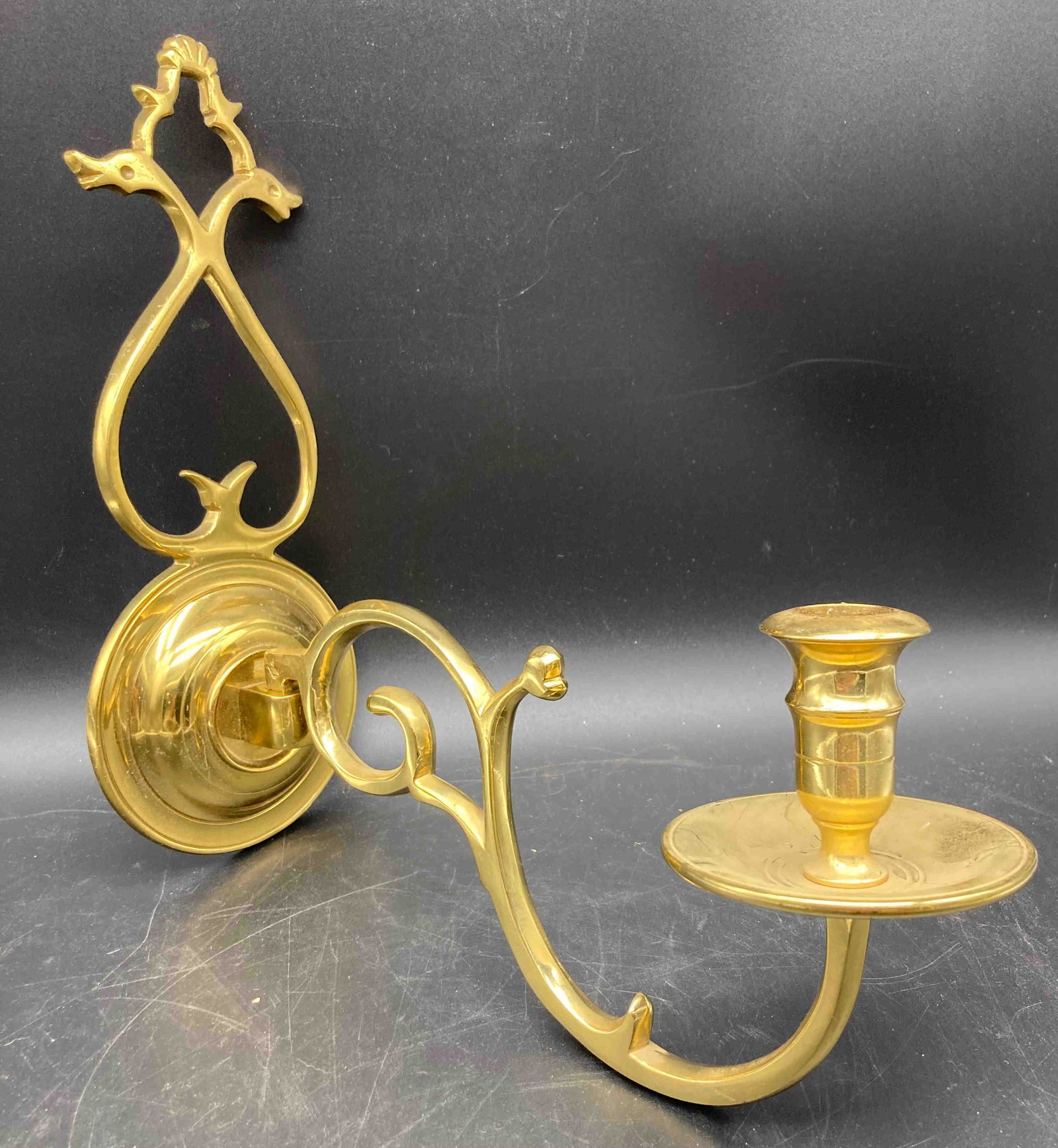 1950s Virginia Metalcrafters Brass Sconce (1 of 7)