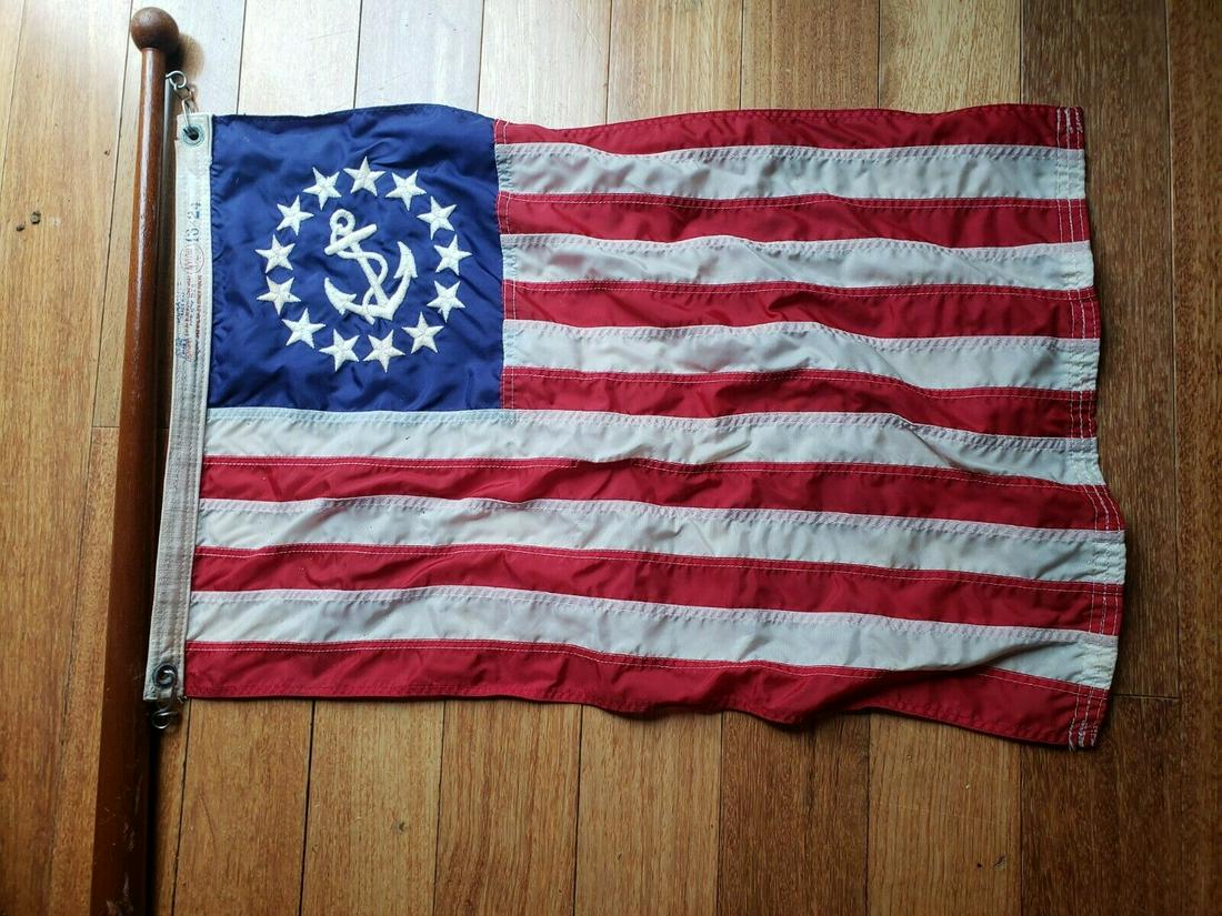 13 Star Flag - American Nautical flag 1960 anchor yacht (1 of 6)