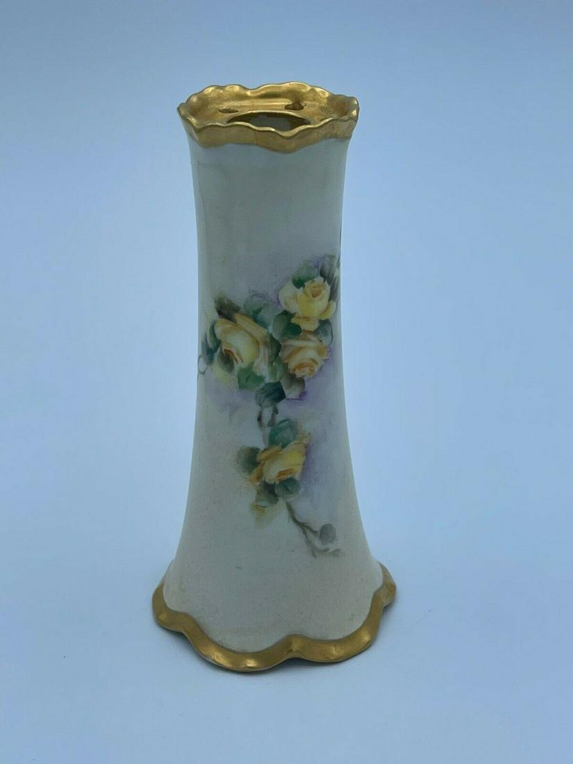 Antique MZ Austria (Moritz Zdekauer) Minature Vase ca.: Antique MZ Austria Minature Vase ca. 1885- Perfect Condition. Reserve: $120.00 Shipping: Domestic: Flat-rate of $25.00 to anywhere within the contiguous U.S. International: Foreign shipping rates are