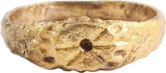 ANCIENT MEDIEVAL EUROPEAN RING, 11-13th C., SZ 5 (1 of 3)