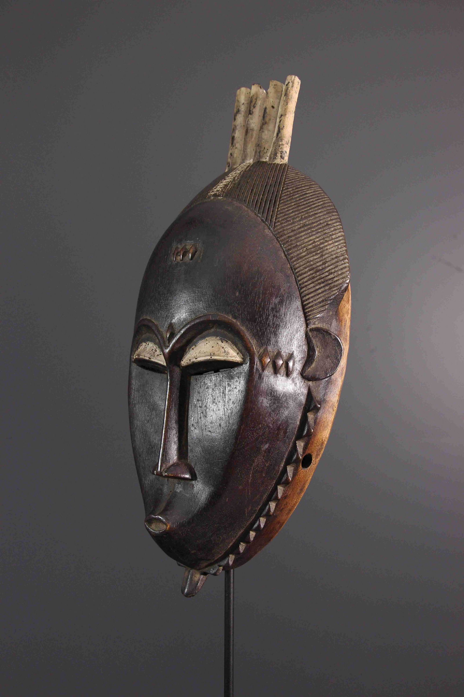 Baule/Yaure Ndoma mask - Ivory Coast - African Art (1 of 11)