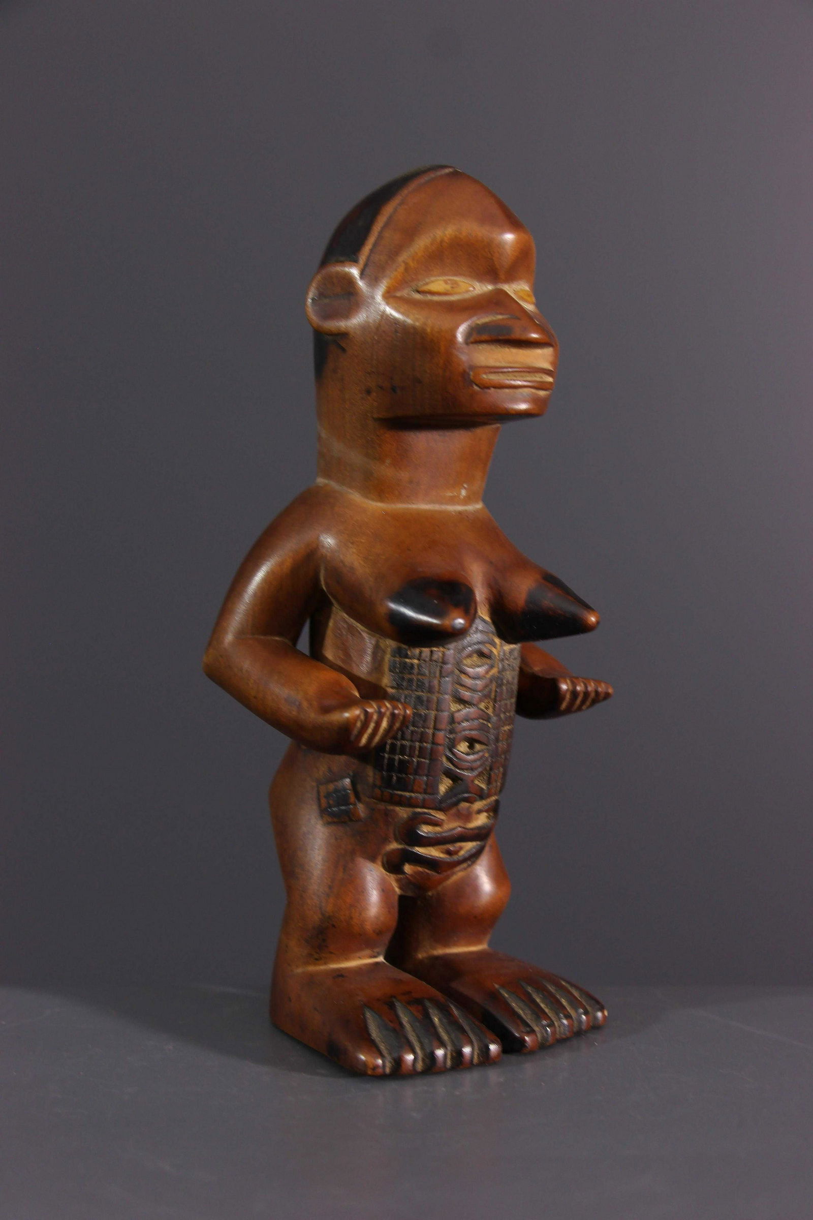 Bwende, Bembe female figure - DRC Congo - African Art (1 of 10)