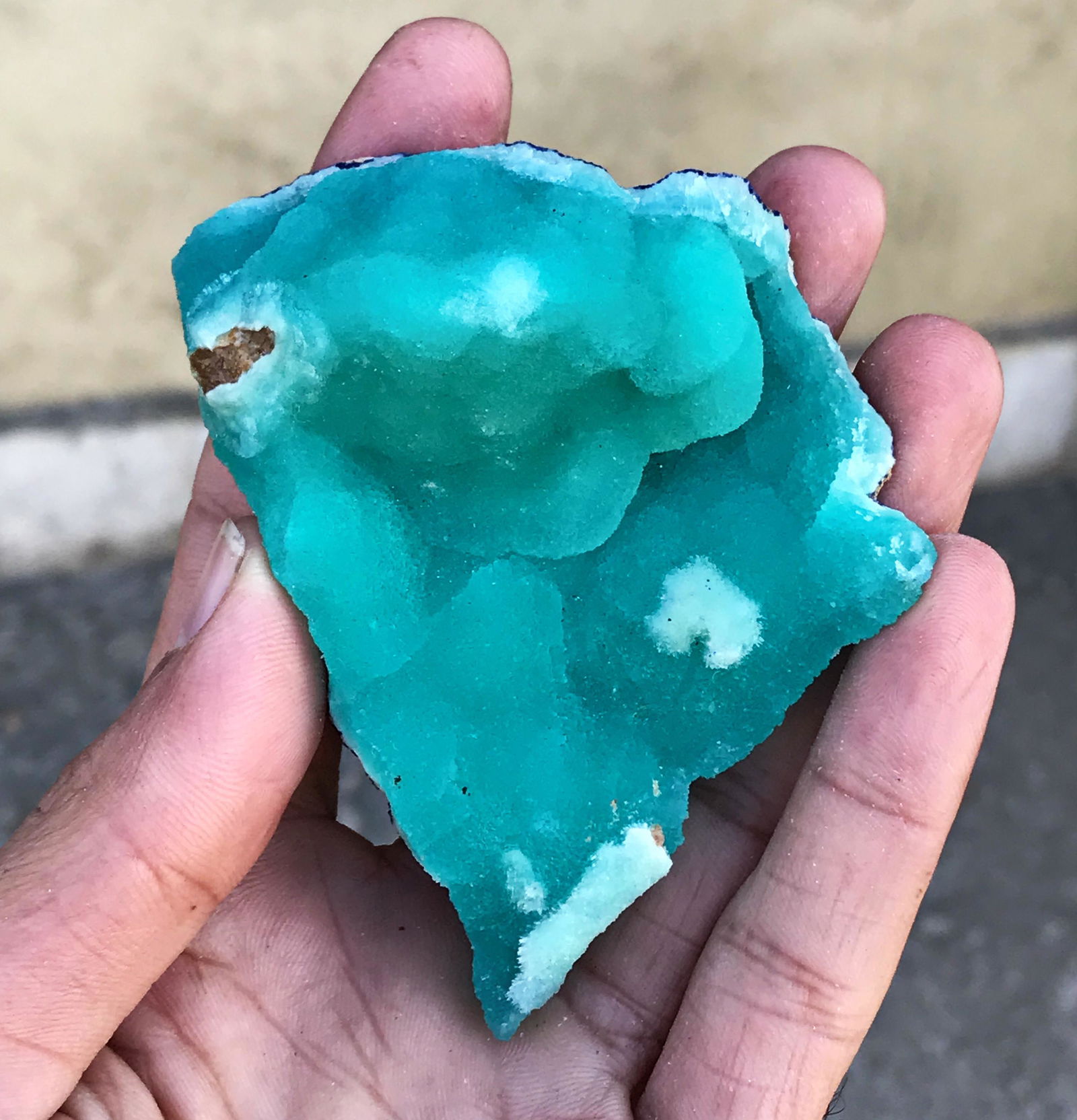 Natural & Unheated~ Blue Aragonite Var Azorite Mineral (1 of 8)