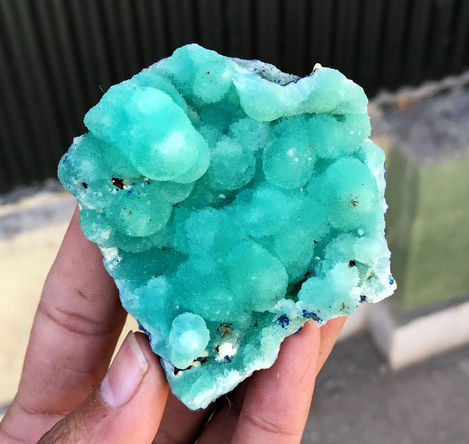 Natural & Unheated~ Blue Aragonite Var Azorite Mineral (1 of 13)