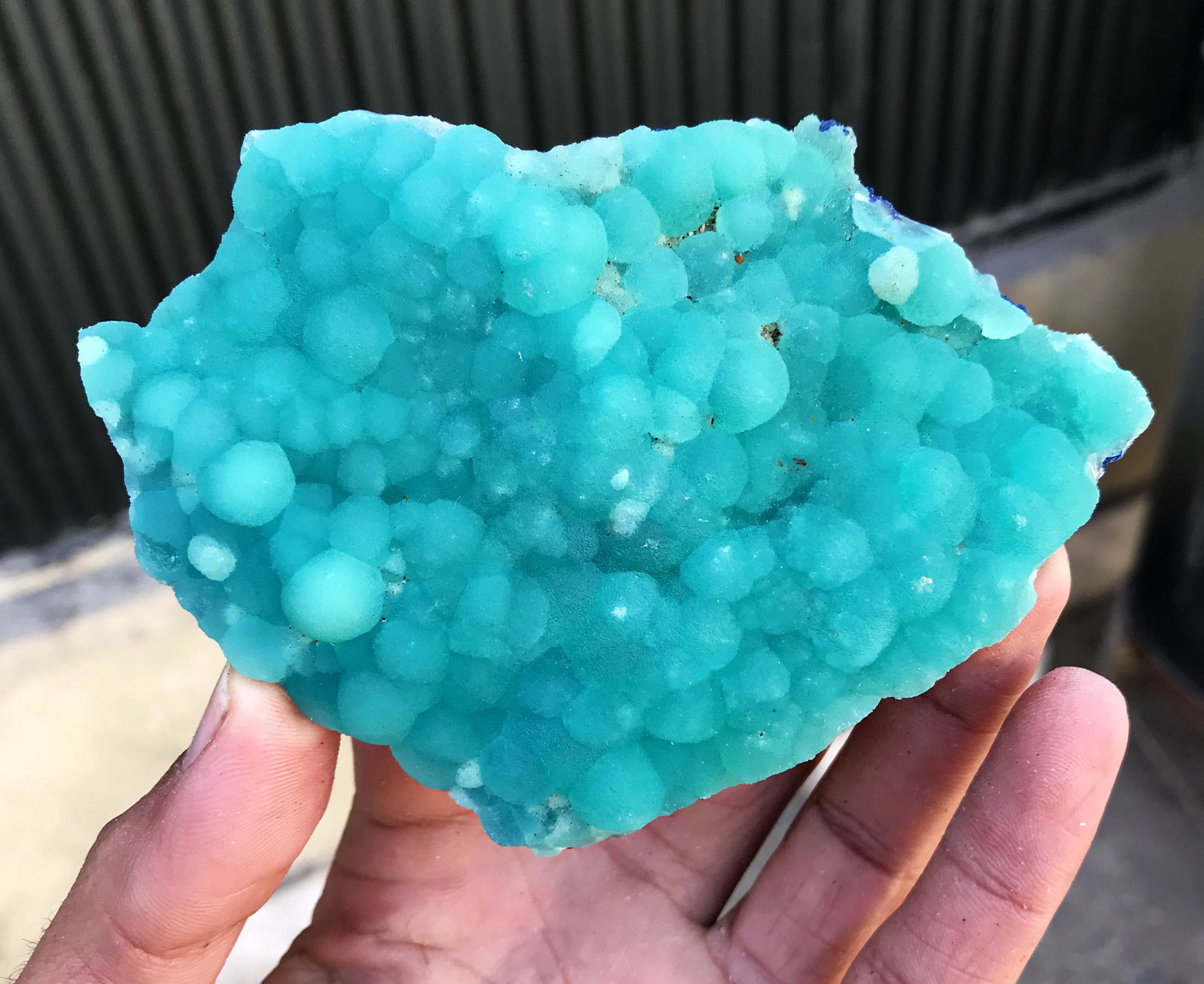 Natural & Unheated~ Blue Aragonite Var Azorite Mineral (1 of 11)