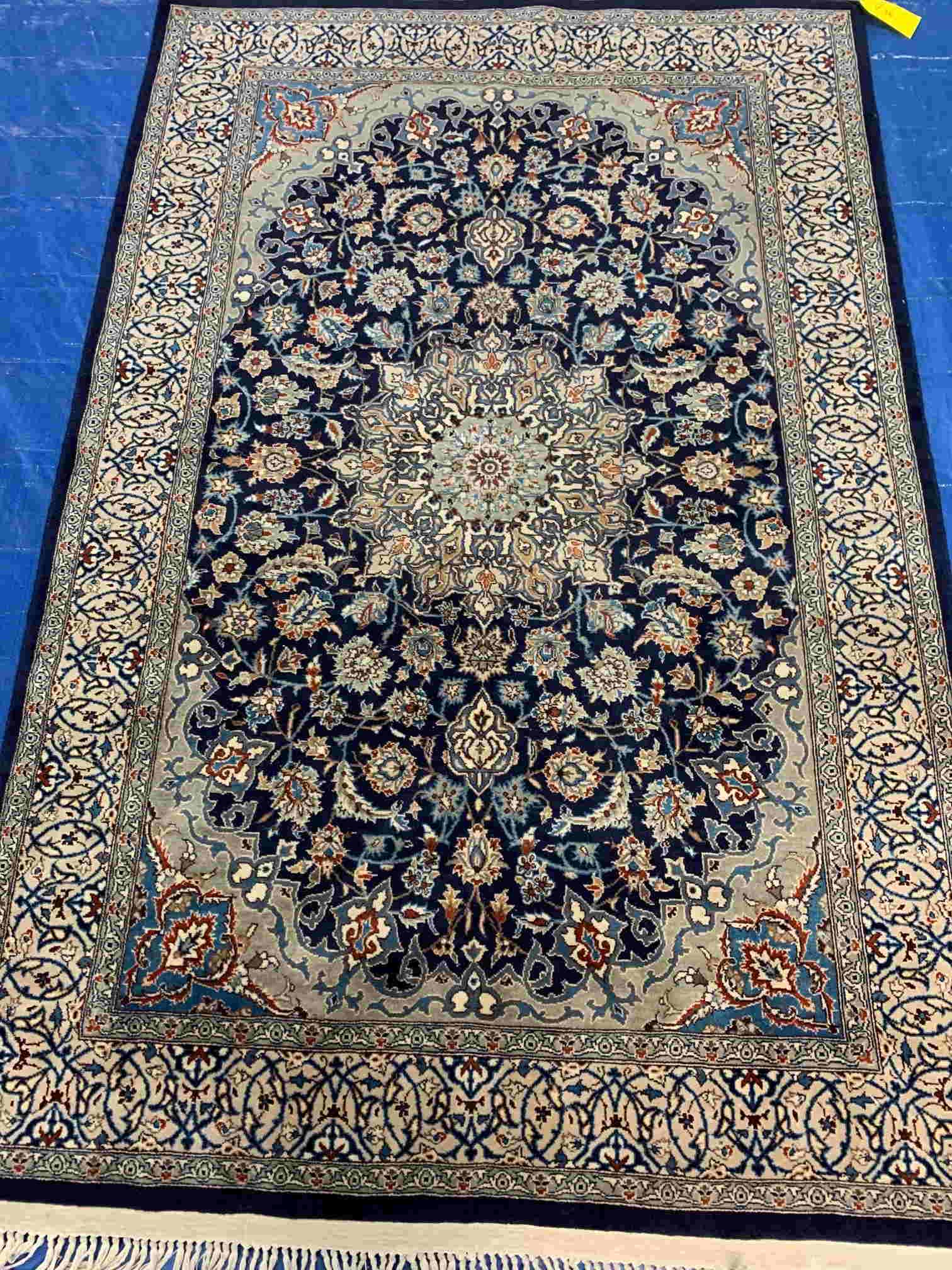 Hand Knotted Persian Tabriz 7.2x4.3 ft #13 (1 of 9)