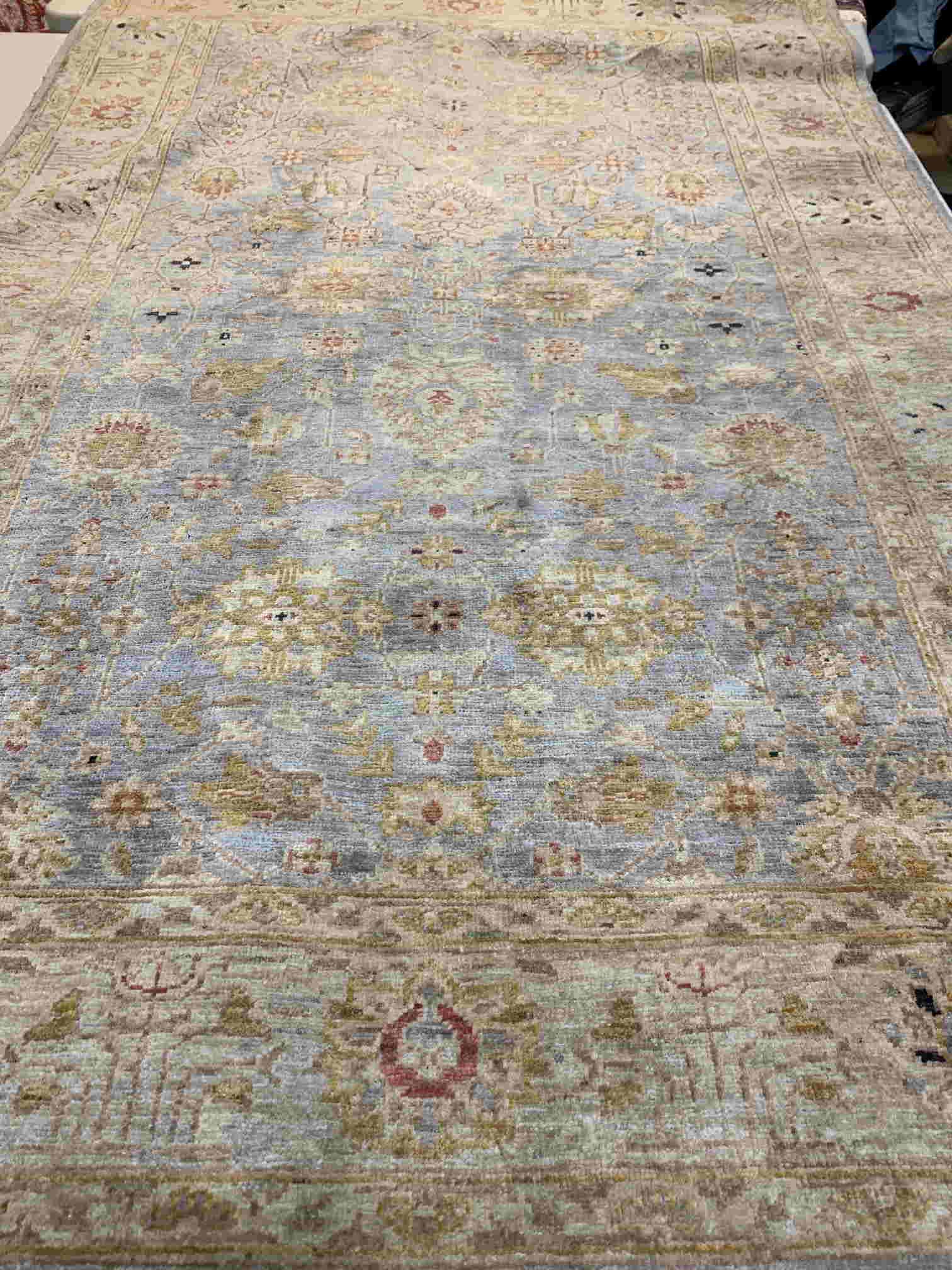 Hand Knotted Oushak Rug 7x4.6 ft #13 (1 of 11)