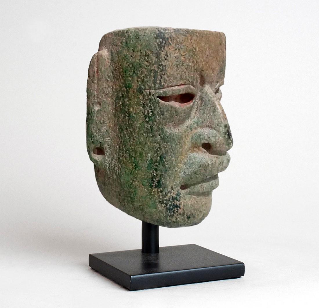 PRECOLUMBIAN OLMEC STONE MASK (1 of 3)