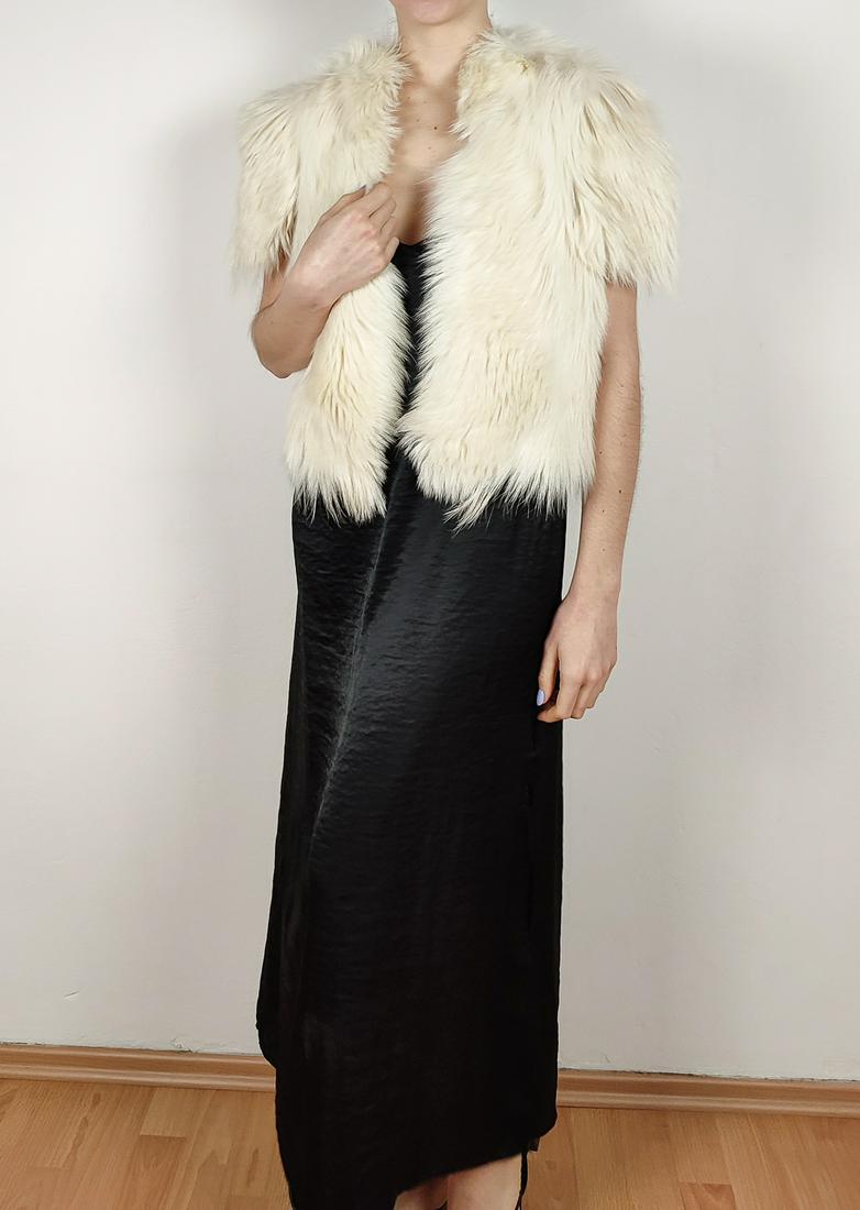 BLUE FOX FUR VEST GILLET (1 of 6)