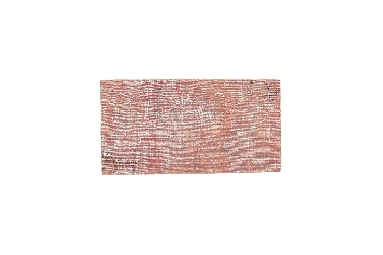 2x4 Turkish Vintage Carpet, Oushak Handmade Wool Rug, (1 of 7)