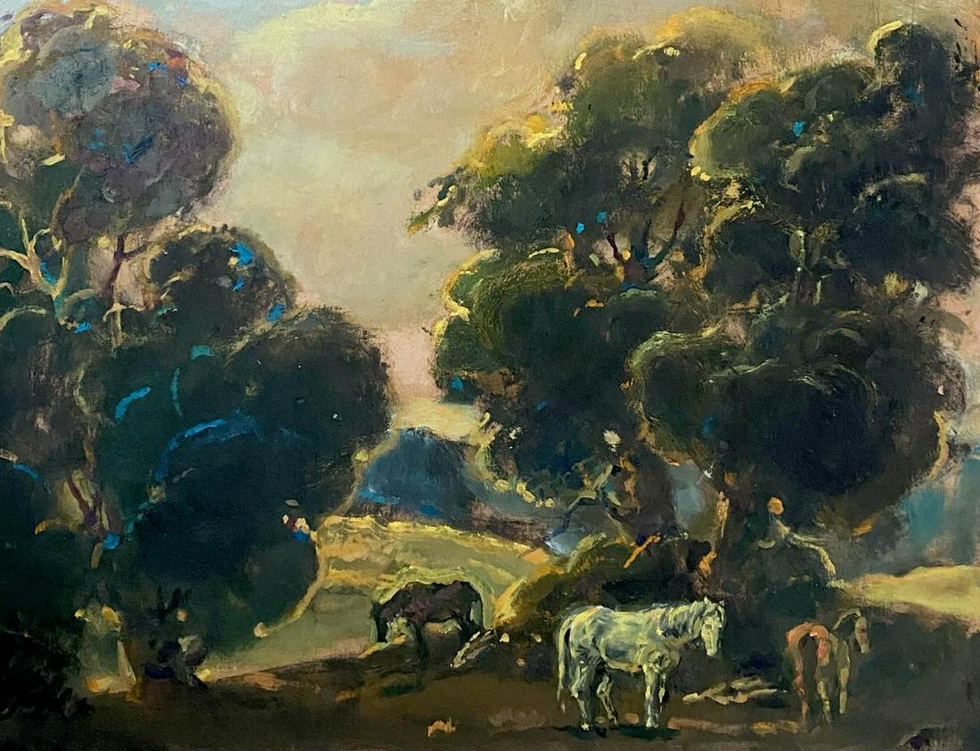 Oil painting Horses Litvinov Oleg Arkad'yevich (1 of 8)