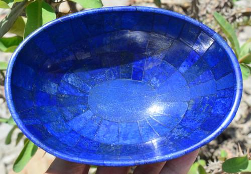 380 Grams Beautiful Lapis Lazuli Hand Made Bowl (1 of 5)
