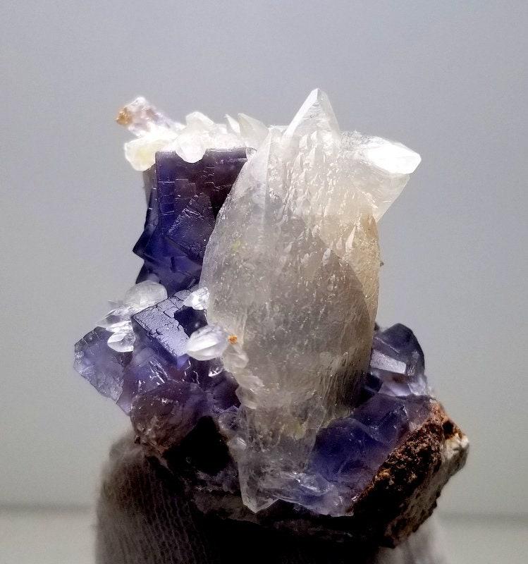 74 Grams Very Beautiful Natural Blue Flourite With (1 of 9)