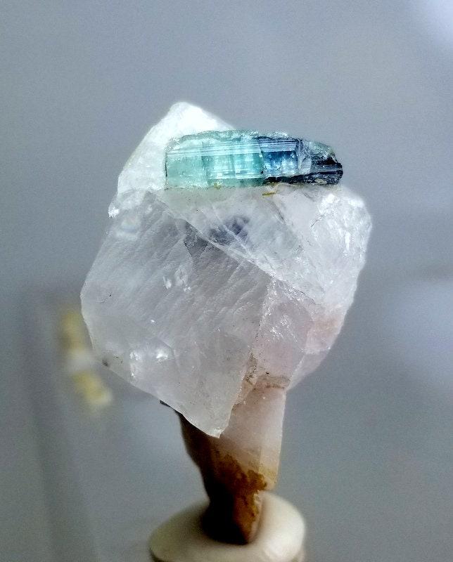 12 Grams Lovely Natural Blue Tourmaline Crystal With (1 of 7)