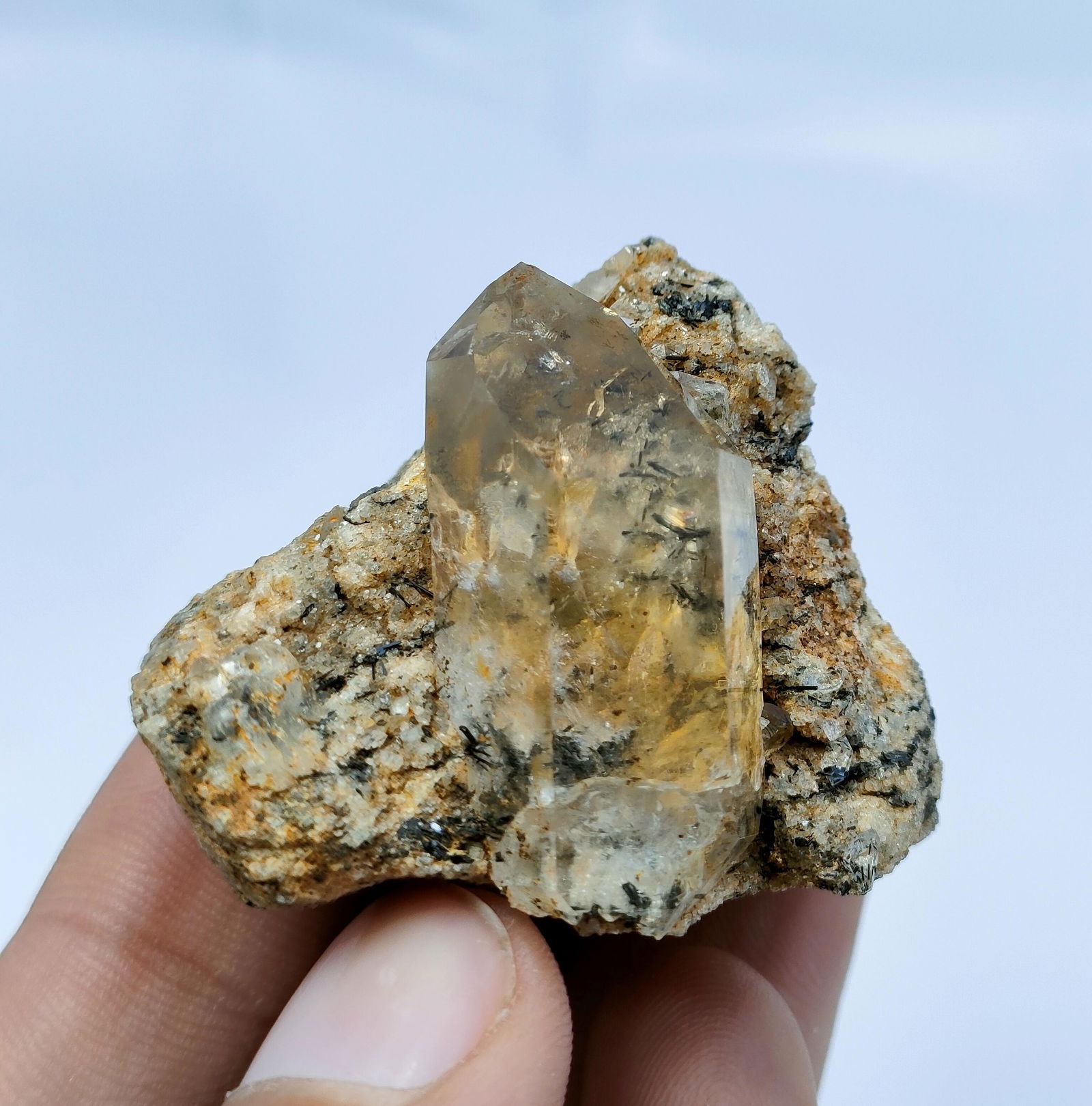 54 Gram Beautiful  Natural Rutile Quartz Specimen (1 of 5)