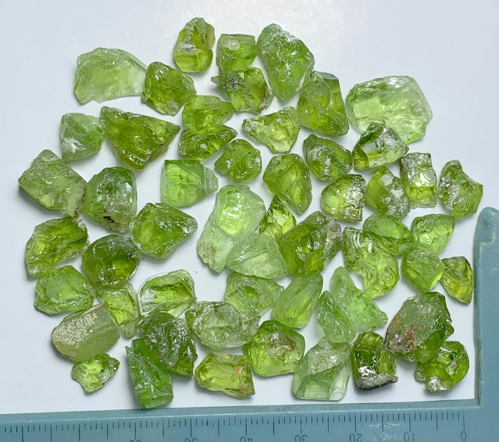 40 Gram Beautiful Natural Peridote Crystals (1 of 4)