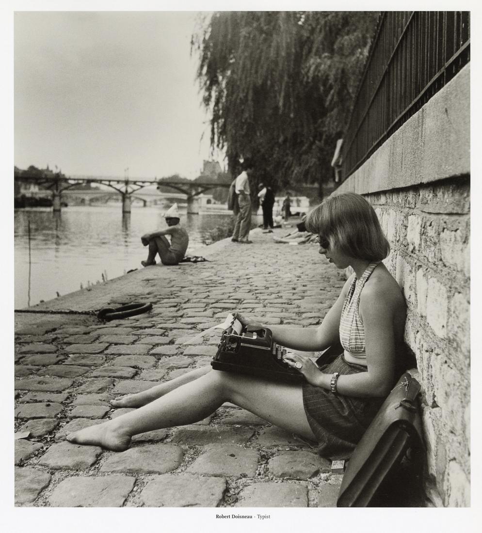 ROBERT DOISNEAU - Typist, Square du Vert Galant (1 of 1)
