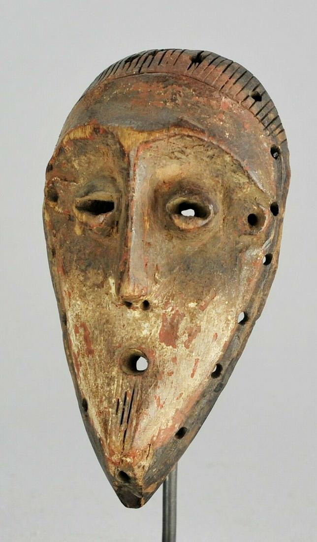 LEGA Powerful Bwami cult Lukwakongo wooden Mask Congo (1 of 12)