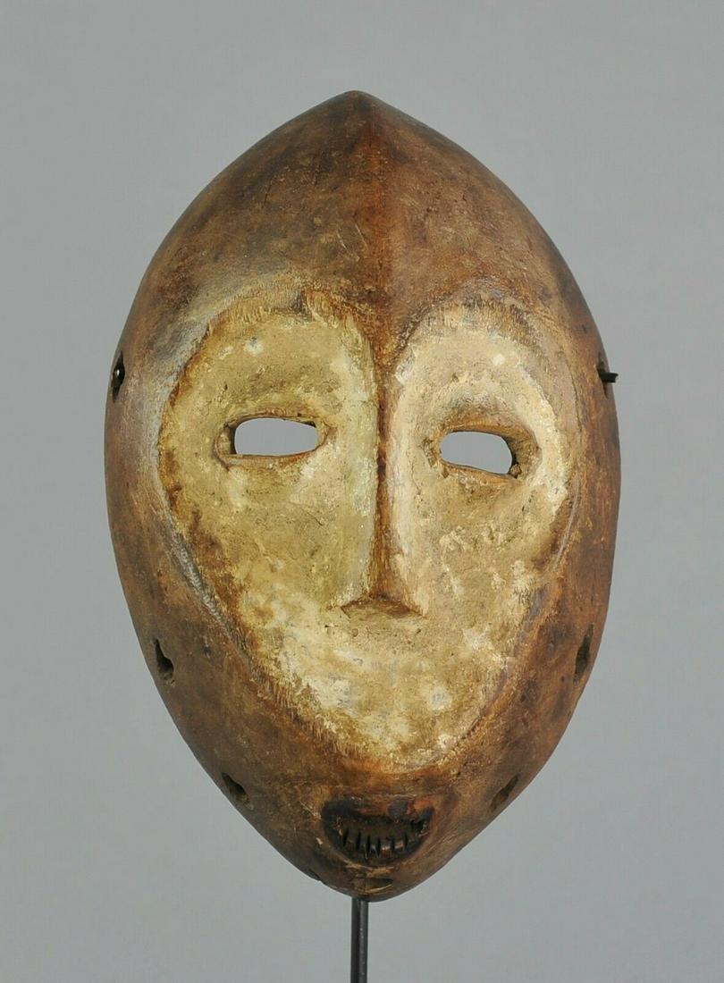 Beatiful Idimu LEGA Bwami Cult Wood Face Mask Congo DRC (1 of 12)