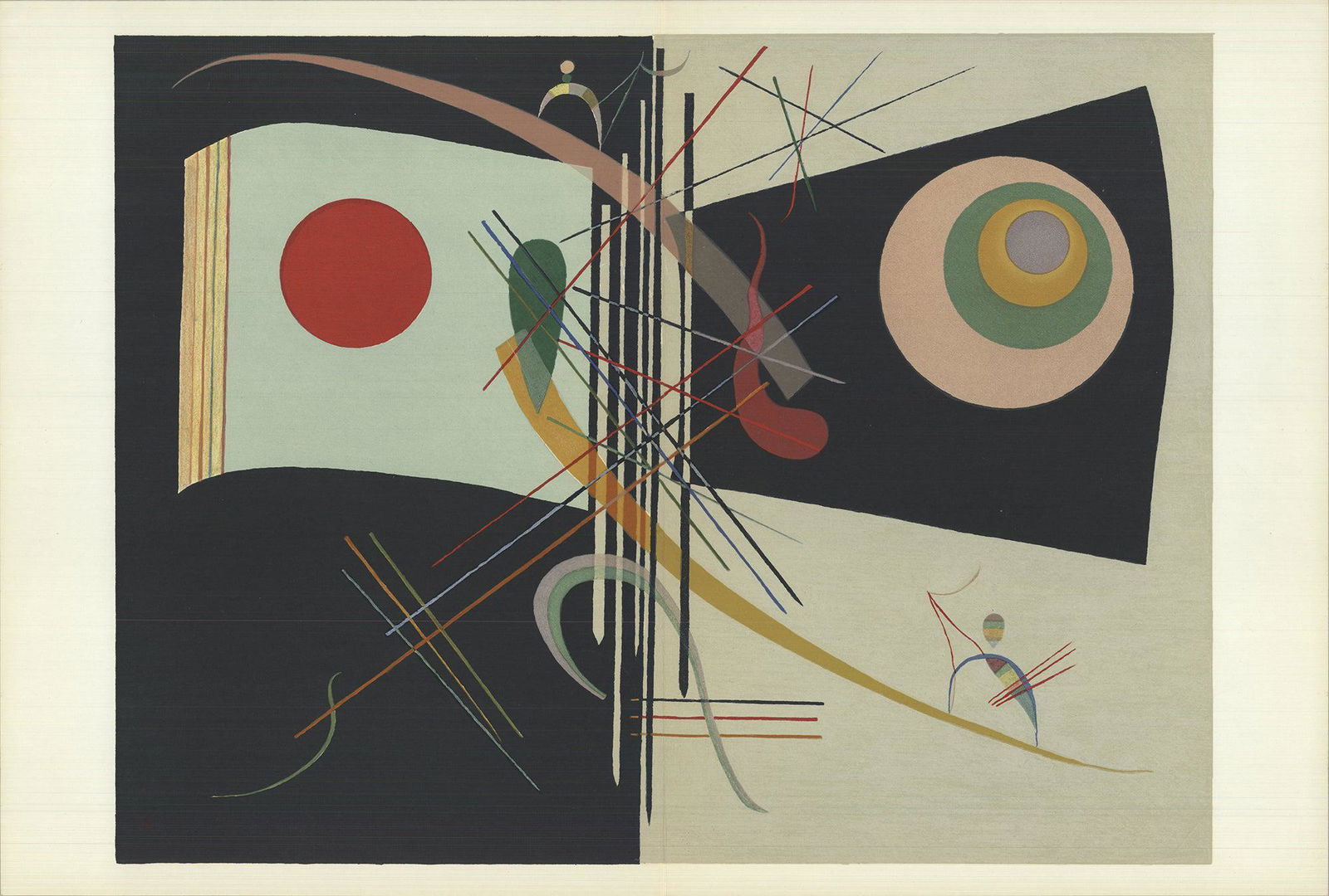 Wassily Kandinsky - Various Parties - 1969 Lithograph (1 of 1)