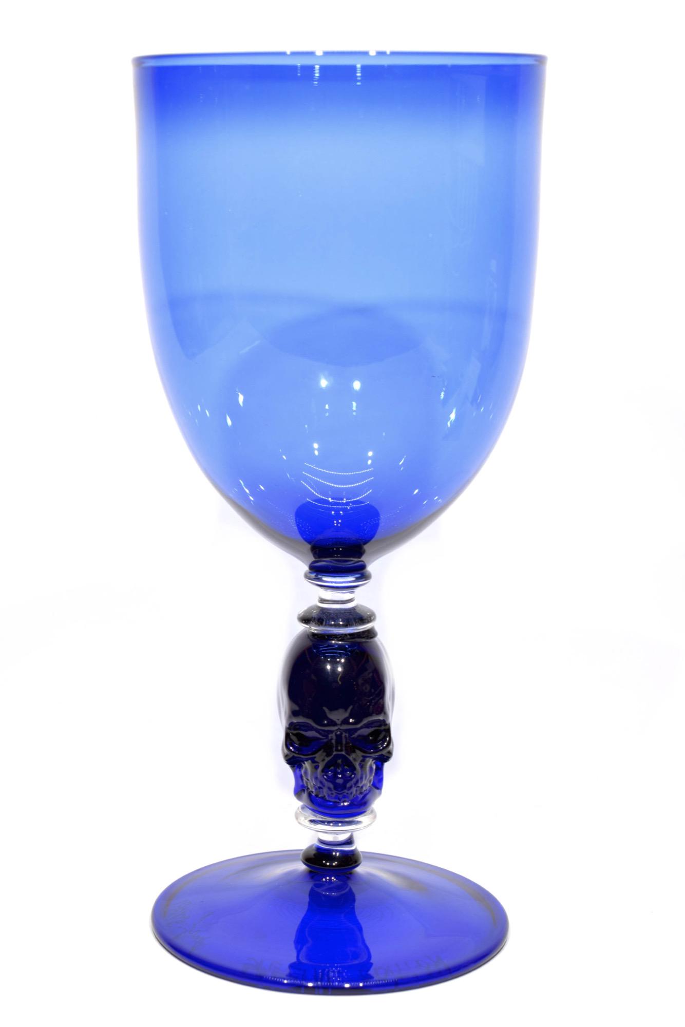 Murano glass Chalice " Skull " Special Edition signed (1 of 7)