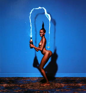 Jean -Paul Goude: Carolina New York 1976: Artist: Jean -Paul Goude Title: Carolina New York 1976 Date Printed: 2008 Medium: High Quality Photo Print with Copyright Jean -Paul Goude Origin: Printed in Italy / Corriere della Sera Edition Dimens