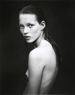 Mario Sorrenti: Kate Moss, 1993: Artist: Mario Sorrenti Title: Kate Moss, 1993 Date Printed: 2008 Medium: High Quality Photo Print with Copyright Mario Sorrenti /Art Partner Origin: Printed in Italy / Corriere della Sera Edition Dime