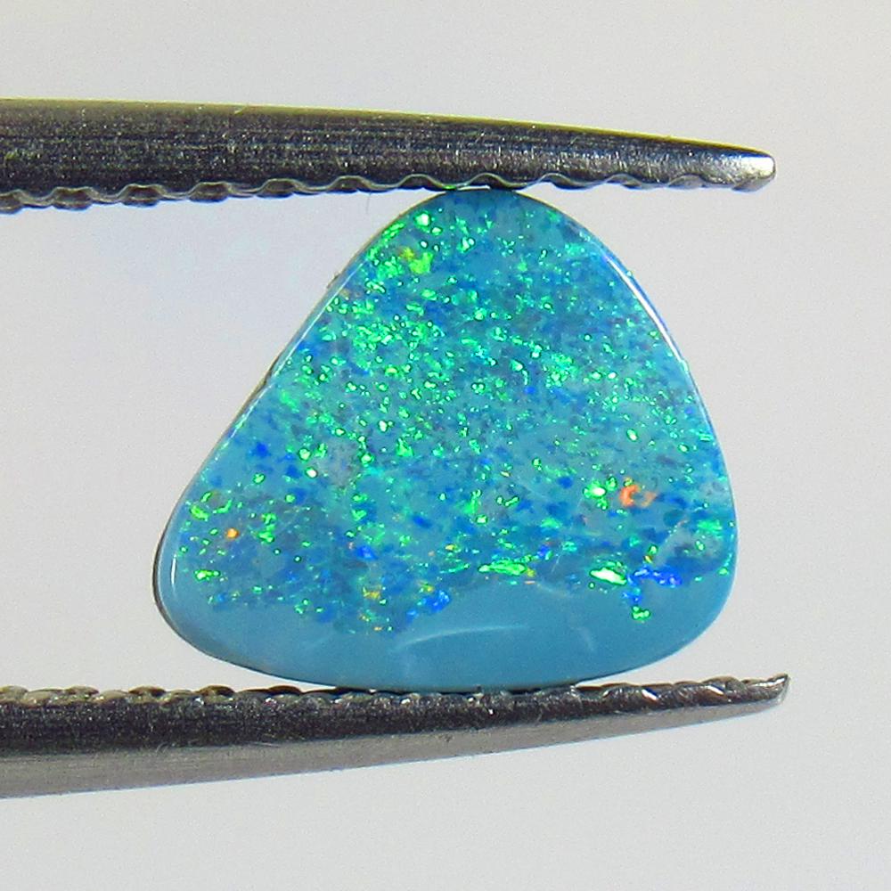 1.19 Ct Natural Australian Doublet Opal Trillion (1 of 2)