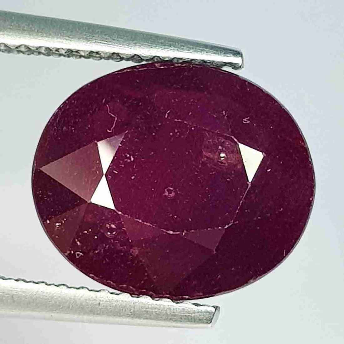 Natural Ruby Oval Cut 5.95 ct (1 of 5)