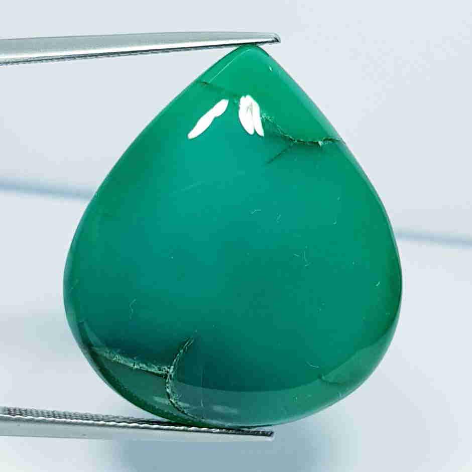 40.26 Ct Natural Green Agate (1 of 5)