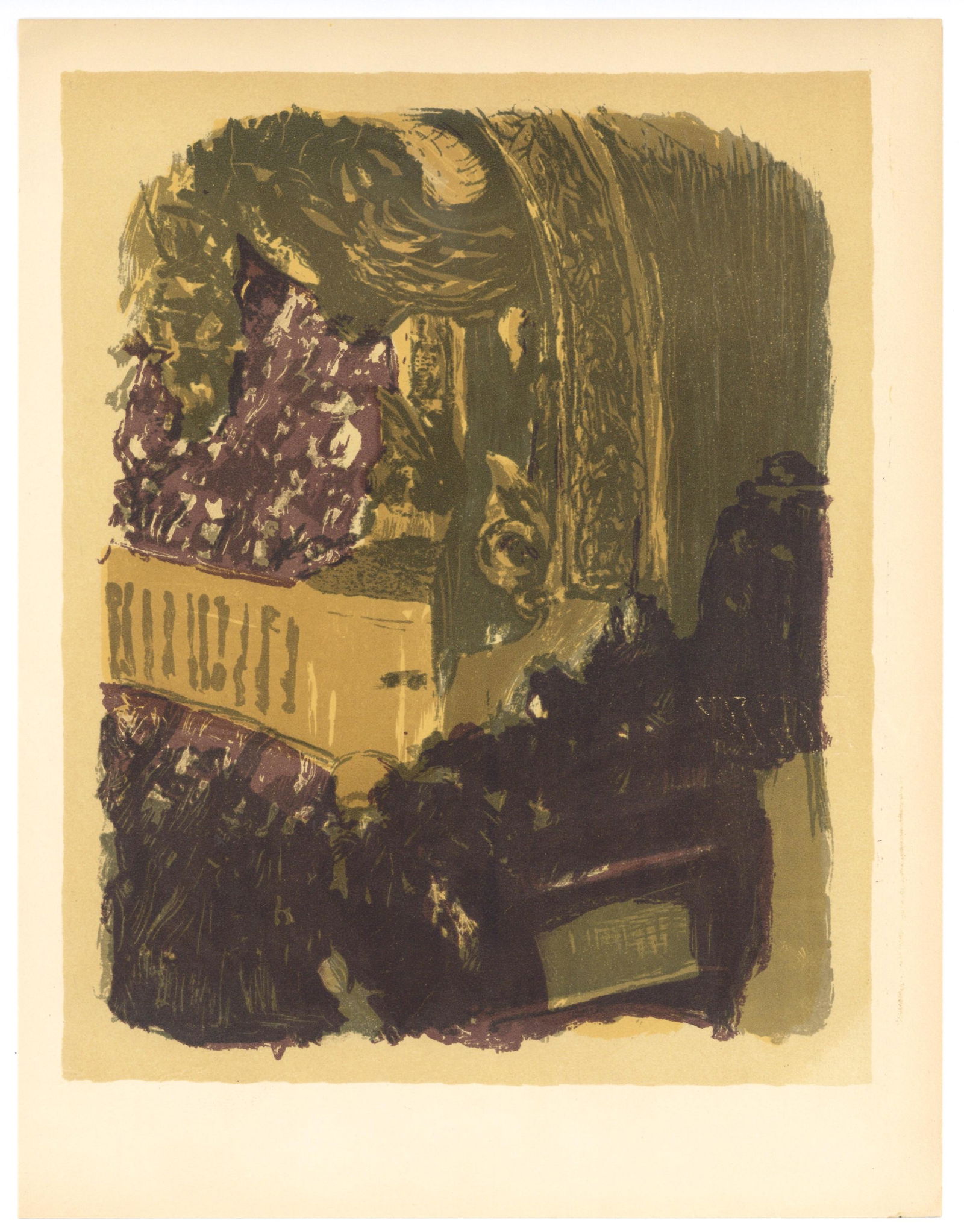Edouard Vuillard lithograph "Galerie au Gymnase" (1 of 1)