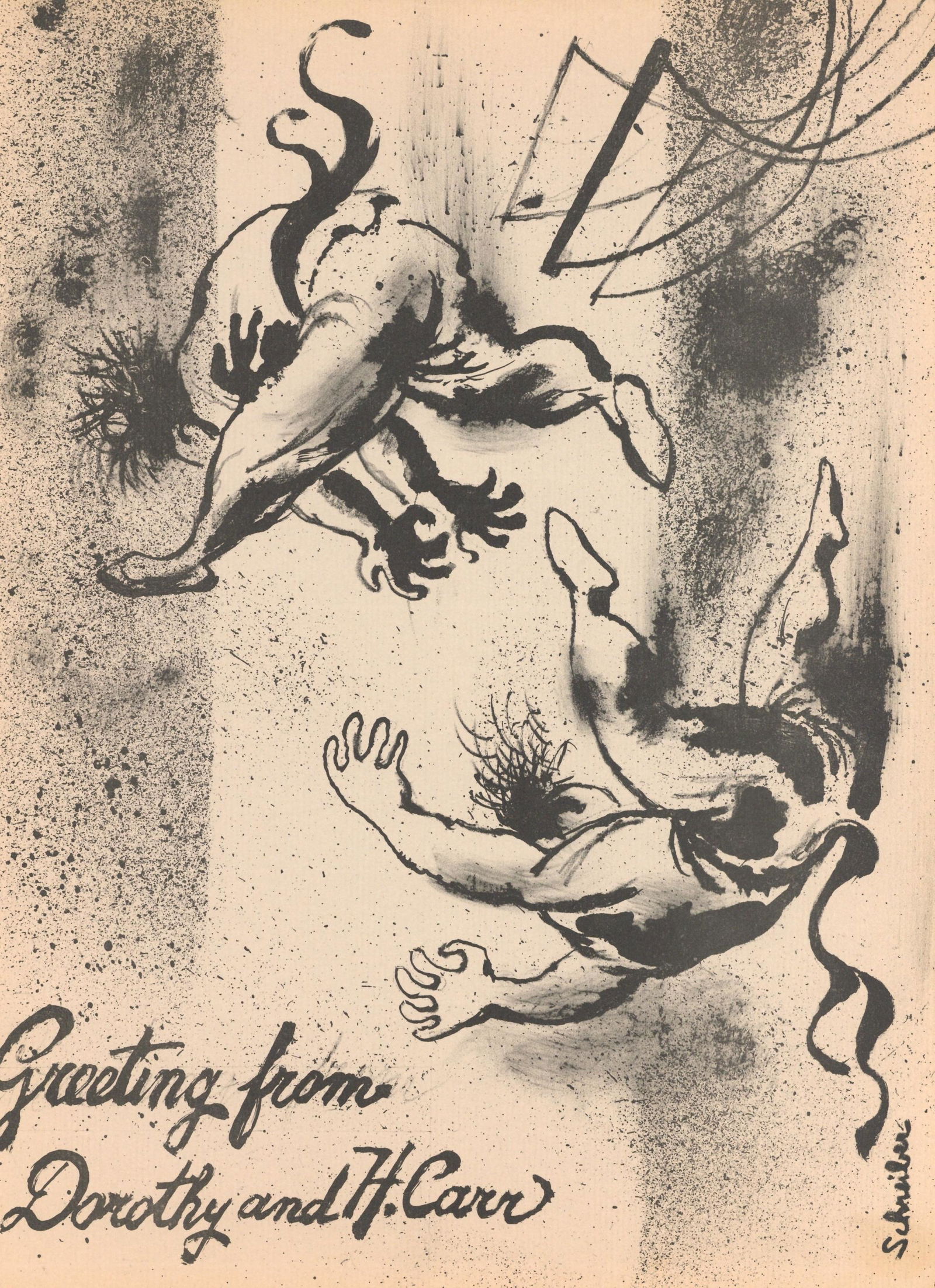 Georges Schreiber original lithograph (1 of 1)