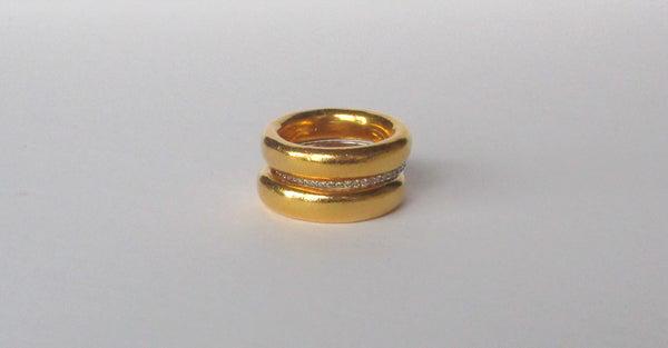 Vintage Wedding Ring Set - Three Stackable Rings in (1 of 6)