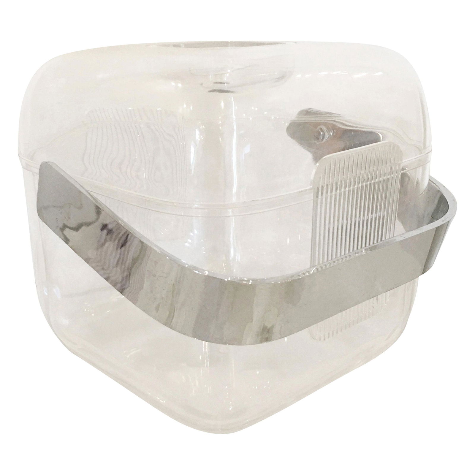 3-Piece Ice Bucket with Lucite Lid, Shell and Lining (1 of 20)