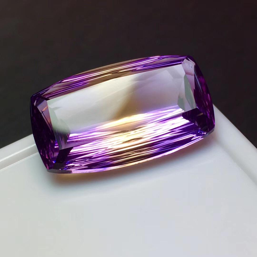 Natural Cushion Cut 14.96 Carats Ametrine Loose (1 of 9)