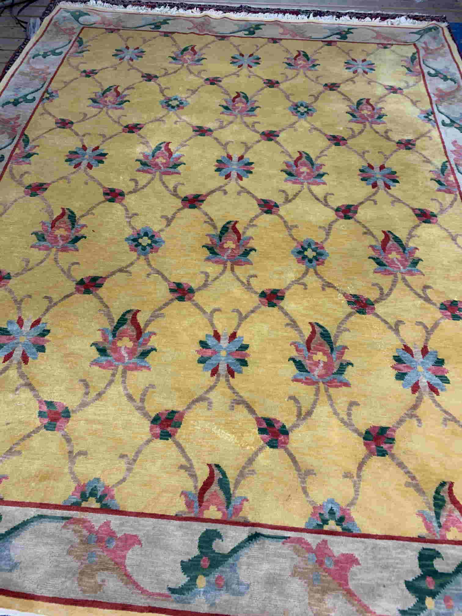 Hand Knotted Tebetian Rug 9x12 ft. #110 (1 of 9)