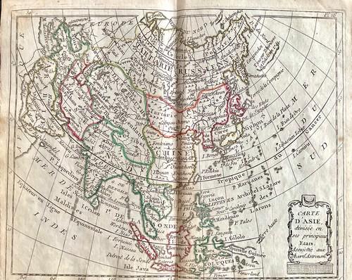 Asia. 1780 by J. de la Porte, Paris (1 of 1)