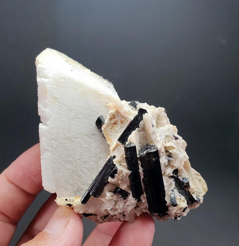 154 Grams Very Beautiful Combo of Black Tourmaline with (1 of 8)