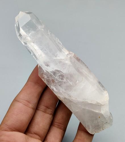 139 Gram Beautiful Natural Faden Quartz Specimen: Title: 139 Gram Beautiful Natural Faden Quartz Specimen Treatment: Natural Weight: 139 Gram Size/Dimensions: 12636x20x mm Origin: Pakistan Reserve: $25.00 Shipping: Domestic: Flat-rate of $15.00 to an
