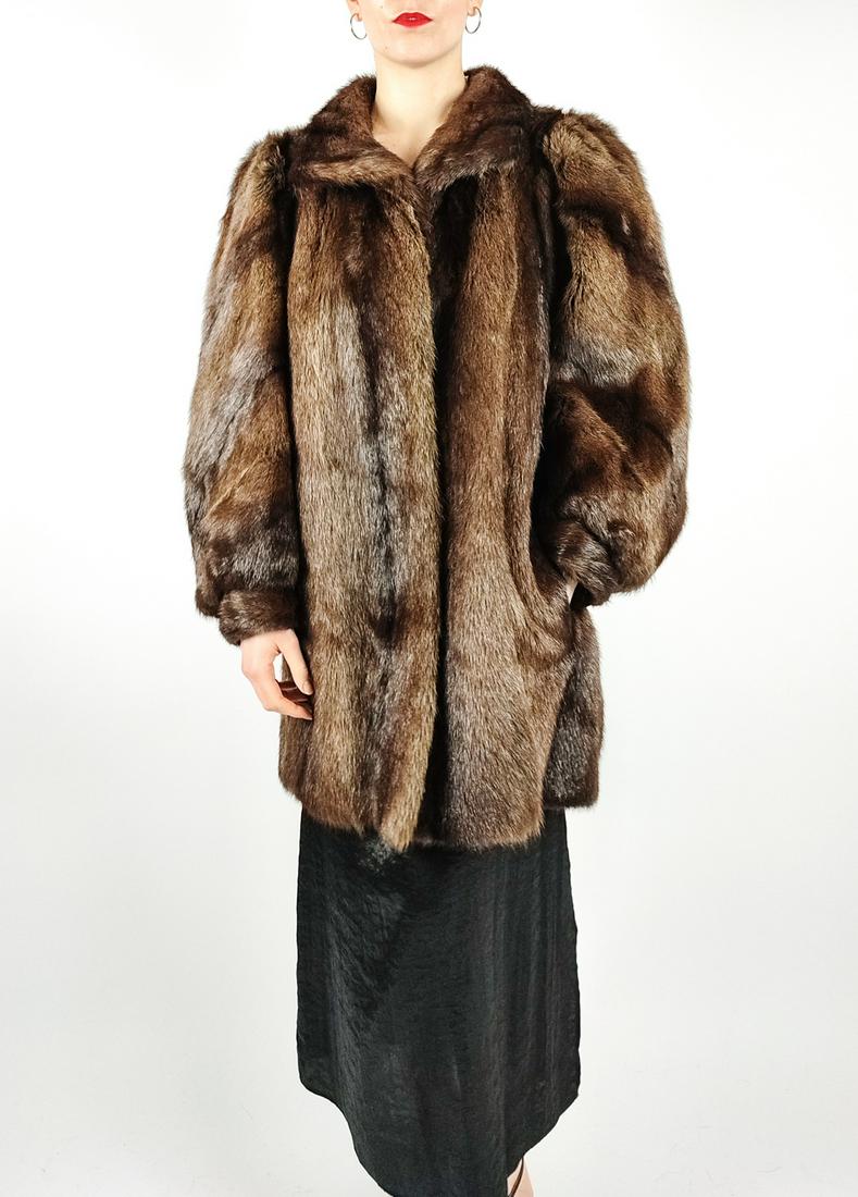 fur coat size 22