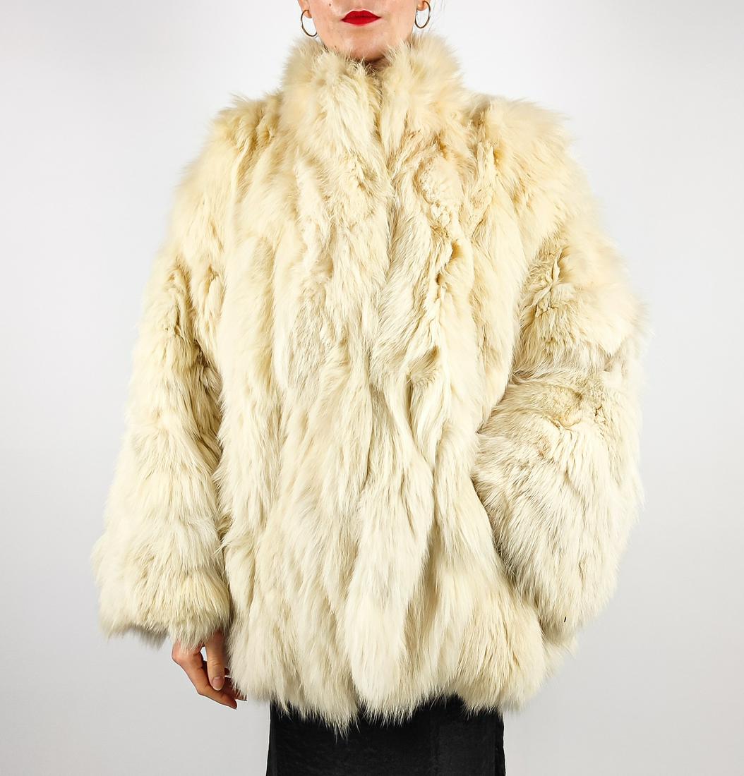 BLUE FOX FUR JACKET - US 26 - EU 3 XL (1 of 10)