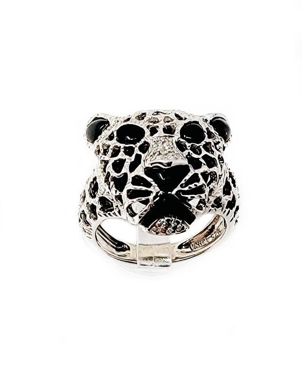 Silver Panther Cat 925 KN Ring (1 of 12)