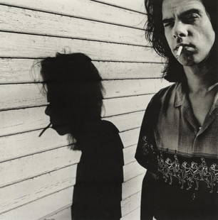 ANTON CORBIJN - Nick Cave, Santa Monica, 1991: Artist: Corbijn, Anton Title: Nick Cave, Santa Monica, California, 1991 Medium: Photo Litho, 2009, China Dimensions: 7.9x8" Description: Heat Wax Mounted on 11x14" Conservation Board Artist Bio: Anton