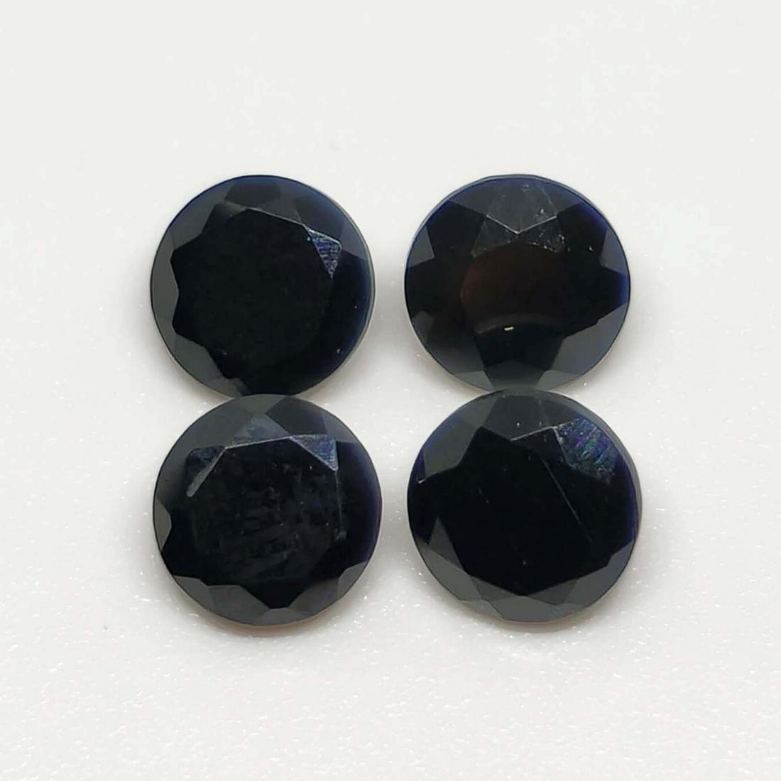 3.60 ct Natural Faceted Black Onyx Lot (1 of 1)