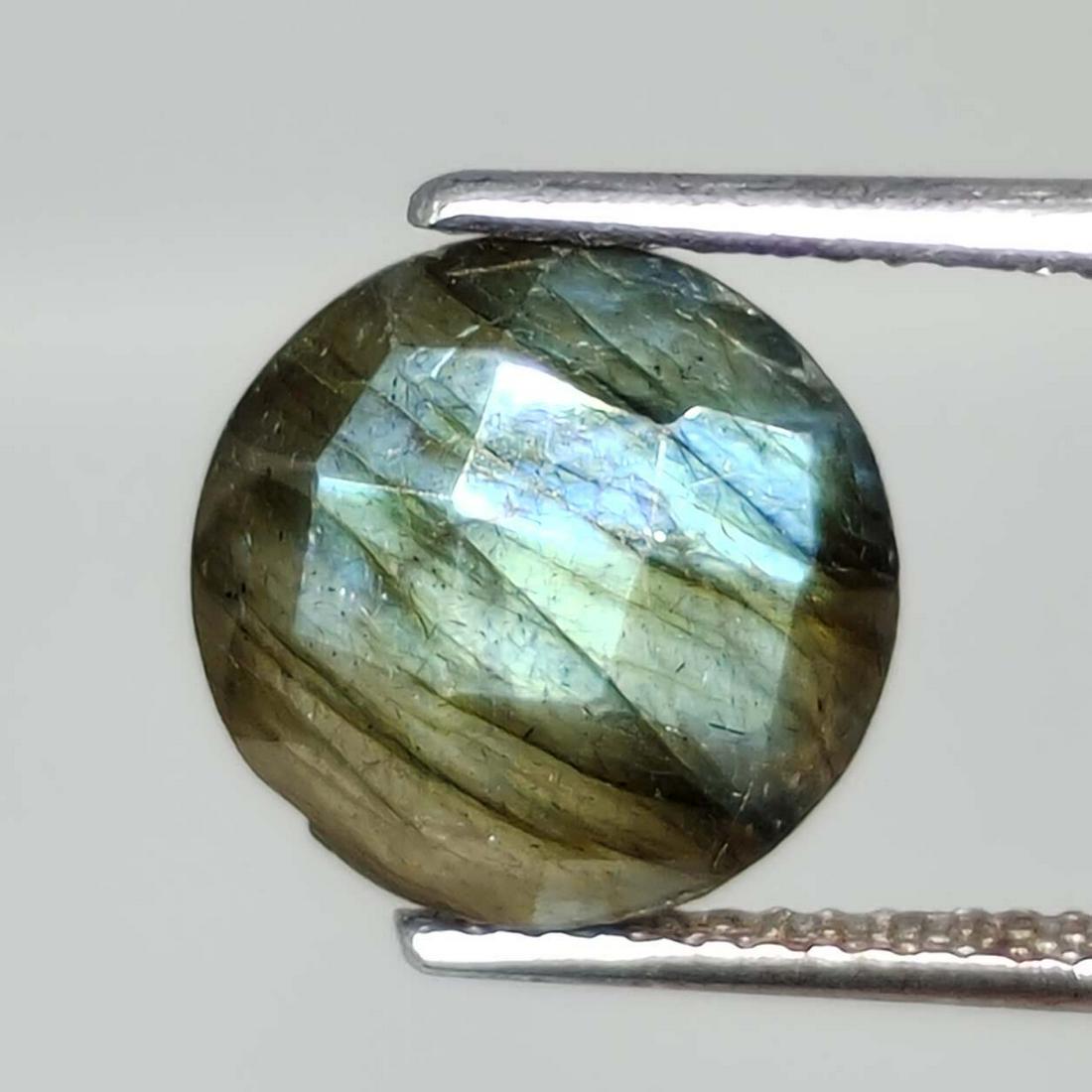3.55 ct Natural Faceted Labradorite: No Reserve! Title: 3.55 ct Natural Faceted Labradorite Description: Gemstones: Labradorite Carat Weights: 3.55 ct Size/Dimensions: 10 X 10 mm Origin : Labrador Materials & Techniques: Labradorite Weig