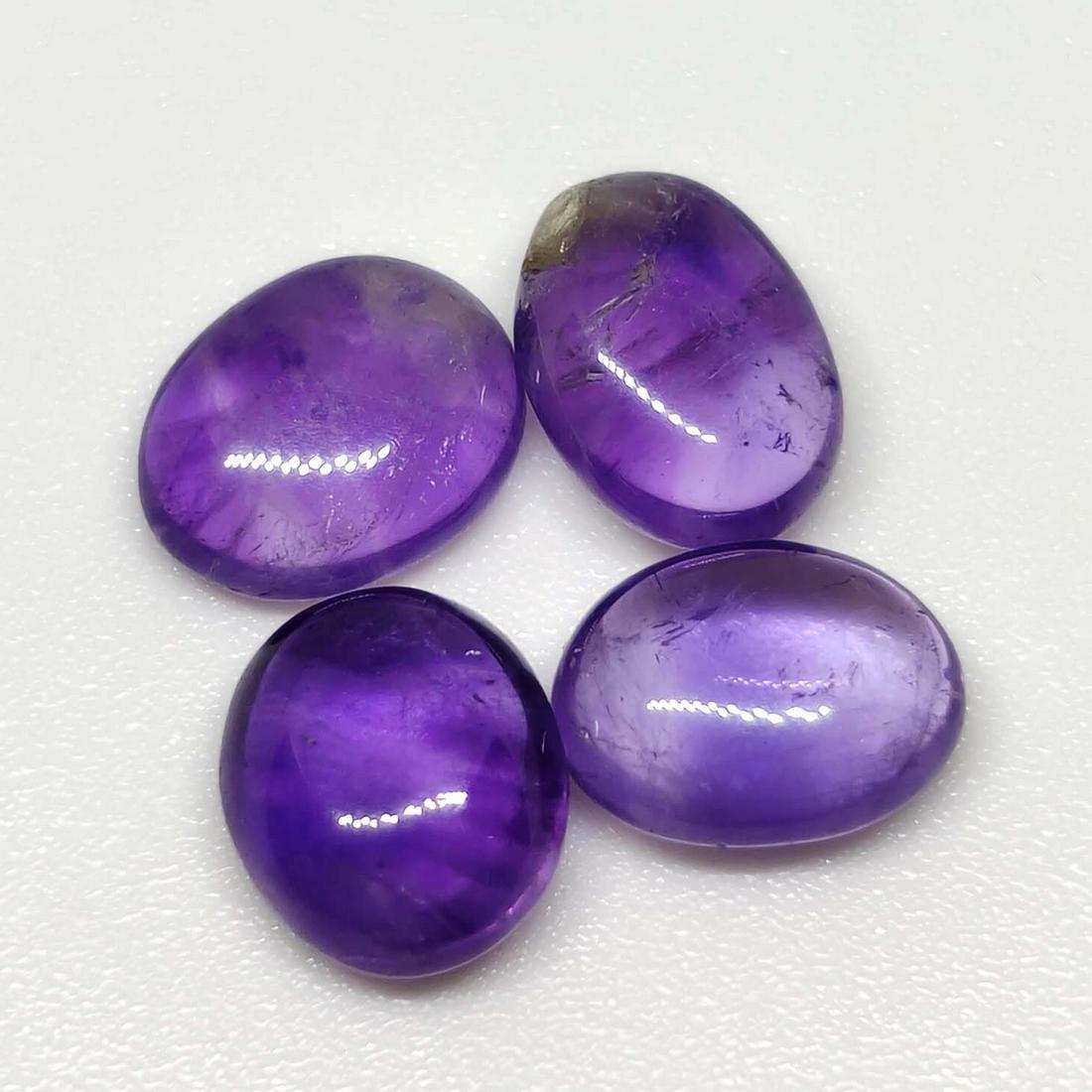 5.80 ct Natural Amethyst Cabochon Lot (1 of 1)